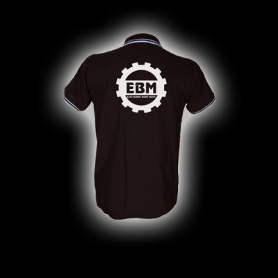 EBM 1 - Zahnrad - Polo-Shirt mit Kontraststreifen