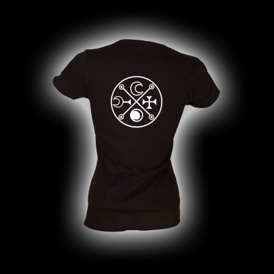 Symbol Decarabia - Damen Girlie-Shirt mit Rundhalsausschnitt