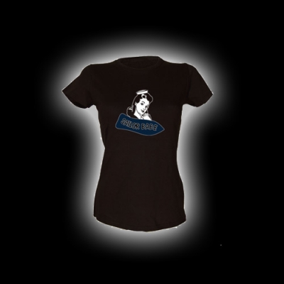 Matrosen Mädchen - Damen Girlie-Shirt mit Rundhalsausschnitt