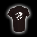 Alien Skull - T-Shirt mit Rundhalsausschnitt