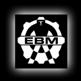 EBM 2 Keyboarder - Aufkleber für glatte Oberflächen