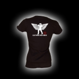 EBM 5 Späher mit Zahnrad - Damen Girlie-Shirt mit Rundhalsausschnitt
