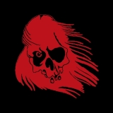 Ghost Skull - Damen Girlie-Shirt mit Rundhalsausschnitt