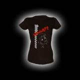 80s NEW WAVE Girl 1 - Damen Girlie-Shirt mit Rundhalsausschnitt