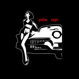 PinUp Girl - Damen Girlie-Shirt mit Rundhalsausschnitt