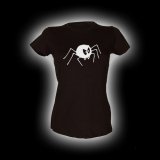 Bad Spider - Damen Girlie-Shirt mit Rundhalsausschnitt