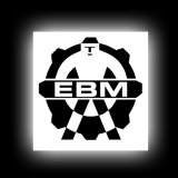 EBM 2 Keyboarder - Aufkleber für glatte Oberflächen