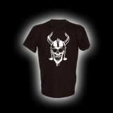 Wikinger Skull - T-Shirt mit Rundhalsausschnitt
